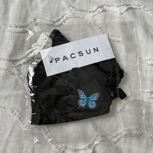 pacsun blue butterfly face mask 🦋